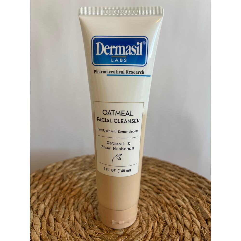 DERMASIL PHARMACEUTICAL RESEARCH OATMEAL FACIAL CLEANSER OATMEAL SNOW MUSHROOMS